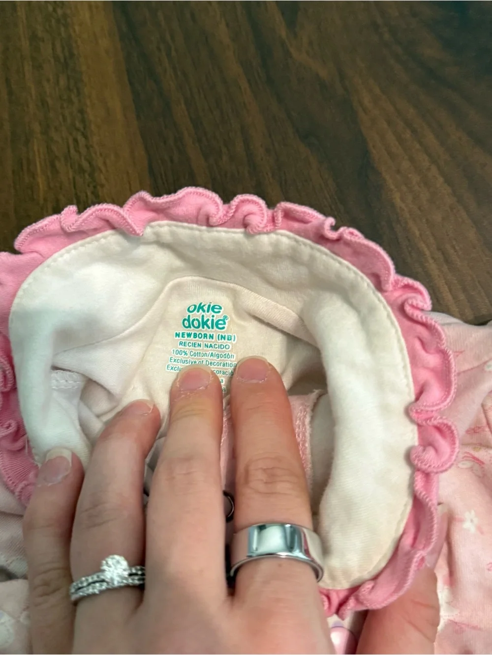 Baby girl vintage 90’s okie dokie sleeper
